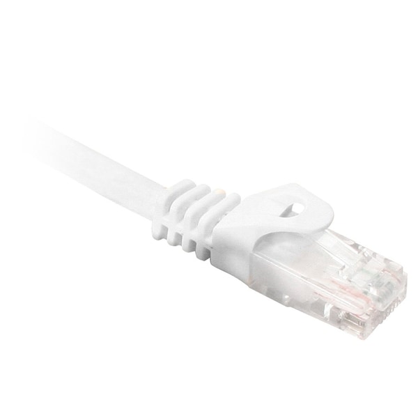 Quest Technology International Cat5E Utp 350Mhz Snagless Molded Patch Cord - 2 Ft, White NPC-1802 - main